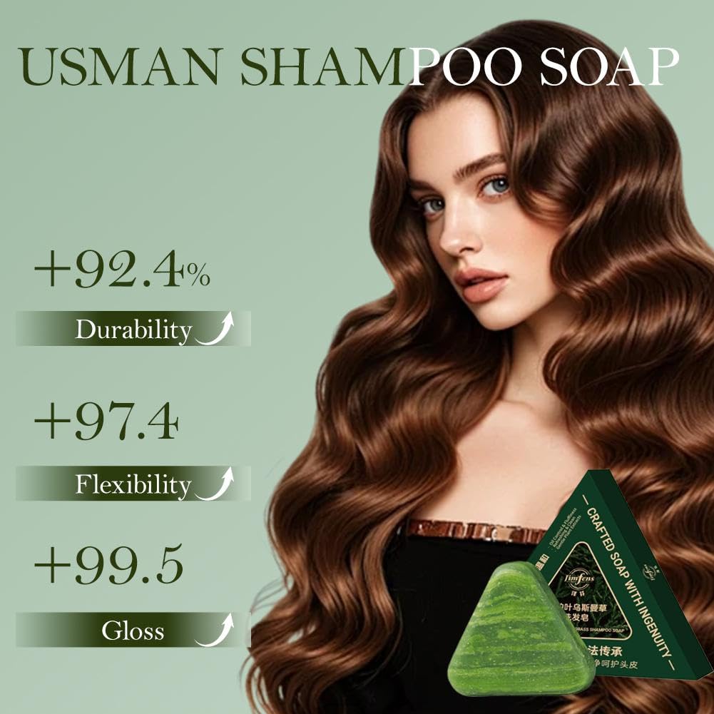 Amazon.com : 1PCS Nature Triangle Shampoo Bar, Nature Seven Green